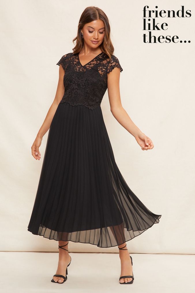 Next black lace dress new arrivals