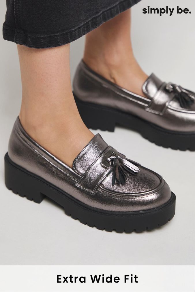 Next silver shoes wide fit new arrivals