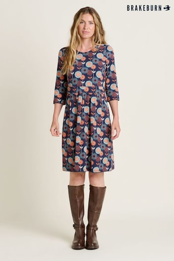 Brakeburn Blue Freya 100% Cotton Dress (AL9925) | £55