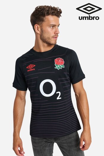 Umbro England Rugby Alternate Replica Short Sleeve Black Jersey (ALE025) | £70
