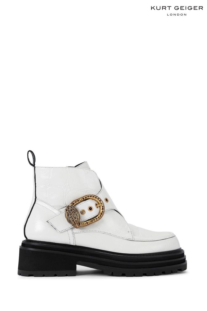 Kurt geiger navy boots cheap