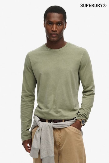 Superdry Light Khaki Classic Essential 100% Cotton Top (AM0678) | £27