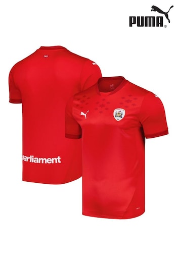 puma Men Red Barnsley Home Shirt 2024-25 (AM0805) | £55