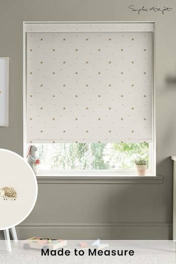 Sophie Allport Natural Woodland Hedgehog Made to Measure Roller Blind (AM1204) | £58