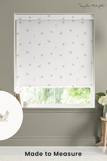 Sophie Allport Off White Snowy Owls Made to Measure Roller Blind (AM1205) | £58