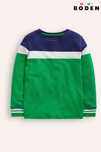 Boden Green 100% Cotton Textured T-Shirt (AM1362) | £21 - £23