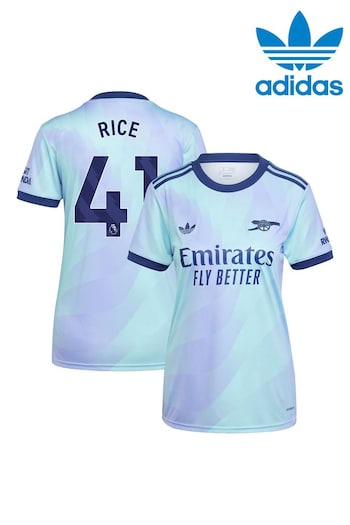 Sweater Blue Womens Arsenal Third Shirt 2024-25 Rice 41 Printing (AM1512) | £95