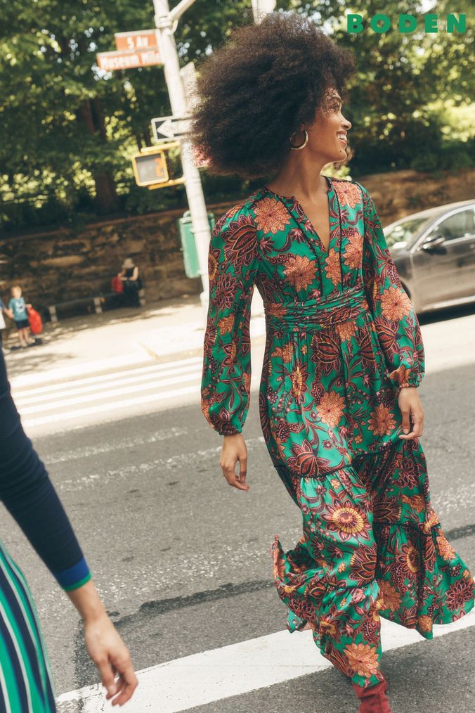 Floral maxi dress for wedding sales