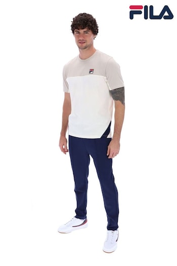 Fila Cream Tie Breaker 100% Cotton T-Shirt (AM2105) | £30