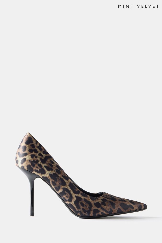 Cheetah pointed heels outlet