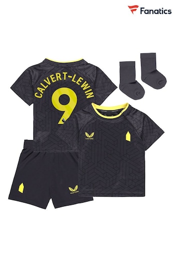 Fanatics Grey Everton Away Baby Kit 2024-25 Calvert-Lewin 9 Printing (AM3073) | £60