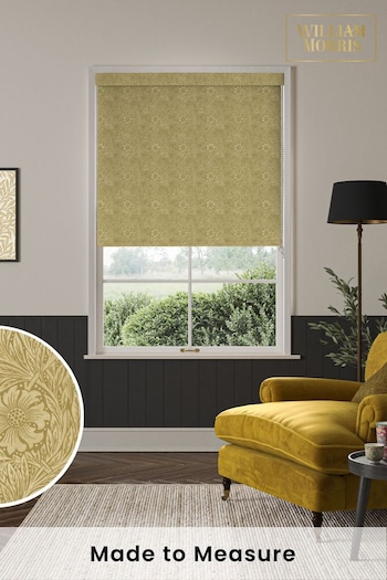 William Morris At Home Ochre Yellow Marigold Made to Measure Roller Blind (AM3142) | £61