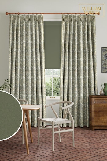 William Morris At Home Moss Green Waltham Made to Measure Roller Blind (AM3148) | £63