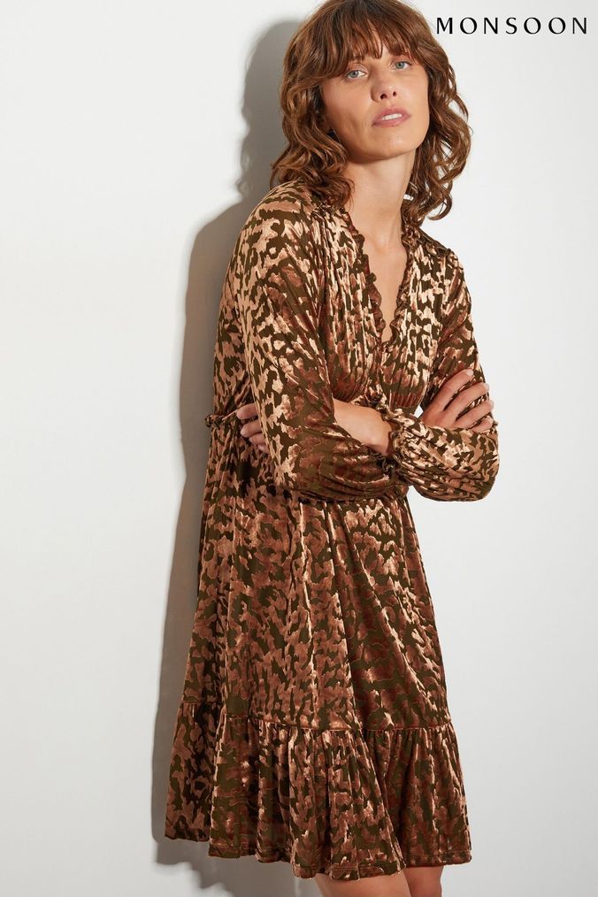 Buy Women s Monsoon Animal Print Dresses Online Next UK