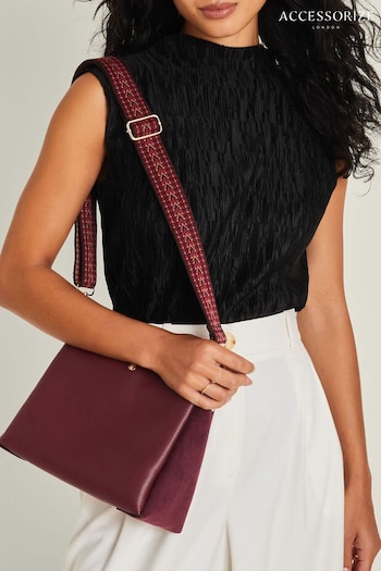 Accessorize Red Webbing Strap Crossbody Bag (AM4034) | £35