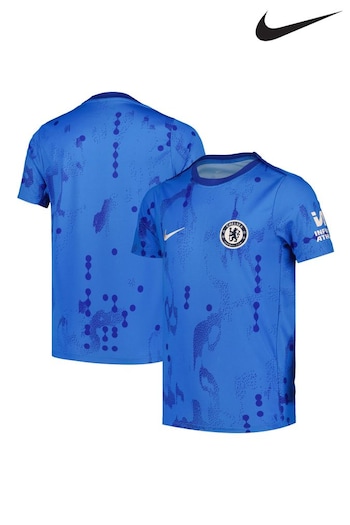 nike pale Blue Kids Chelsea Academy Pro Pre Match Top (AM4365) | £50