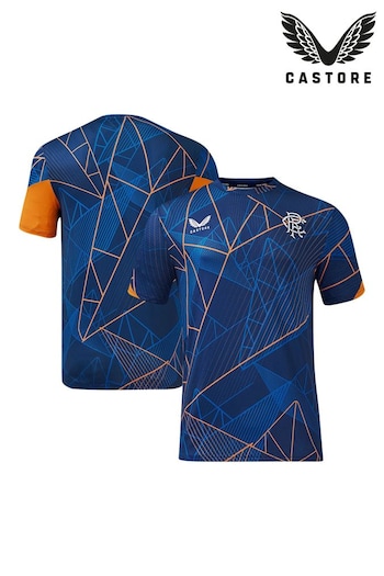 Castore Blue Glasgow Rangers League Matchday T-Shirt (AM4383) | £55