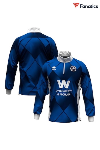 Fanatics Kids Blue Millwall Home Pre Match Sweat Top (AM4433) | £53