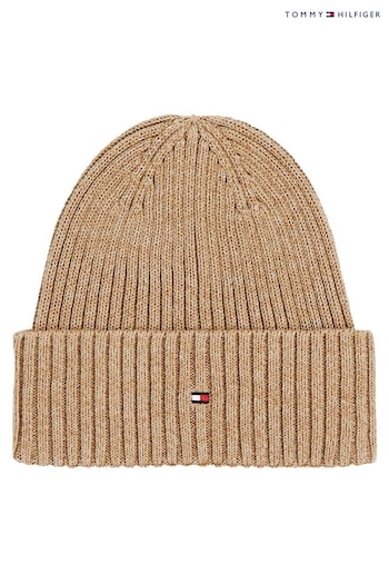 Tommy Hilfiger Natural Cotton Cashmere Beanie (AM4844) | £40