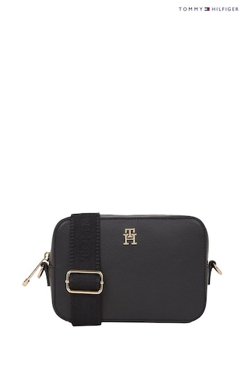 Tommy Hilfiger Black Soft Logo Camera Bag (AM4868) | £90