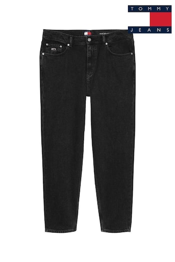 Tommy Jeans Black Isaac Relaxed Tapered Jeans (AM5250) | £80