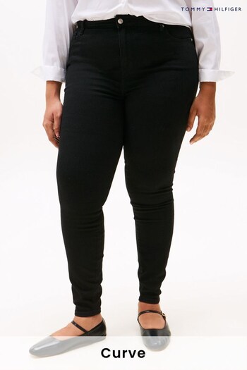 Tommy Hilfiger Black Curve Harlem High Rise Skinny Jeans (AM5601) | £90