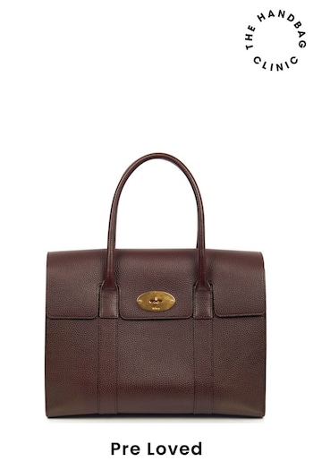 Mulberry Purple Bayswater New Leather Handbag (AM6155) | £725