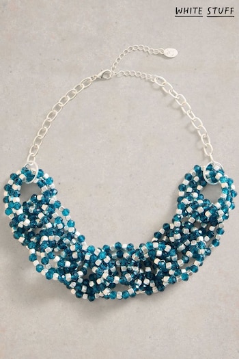 White Stuff Green Sophie Beaded Necklace (AM6923) | £35