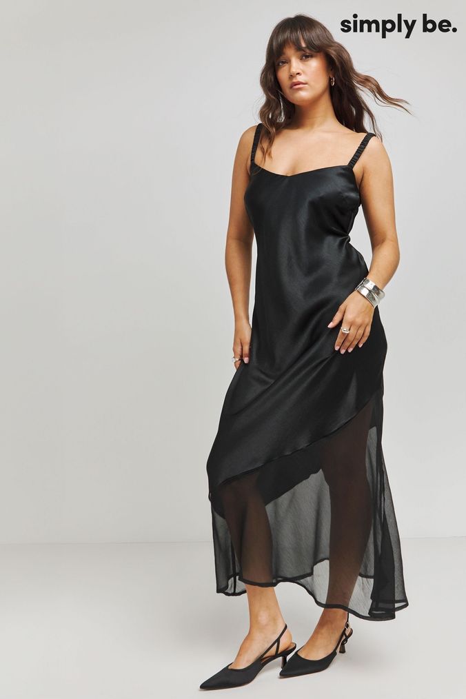 Simply be by night lace insert maxi deals