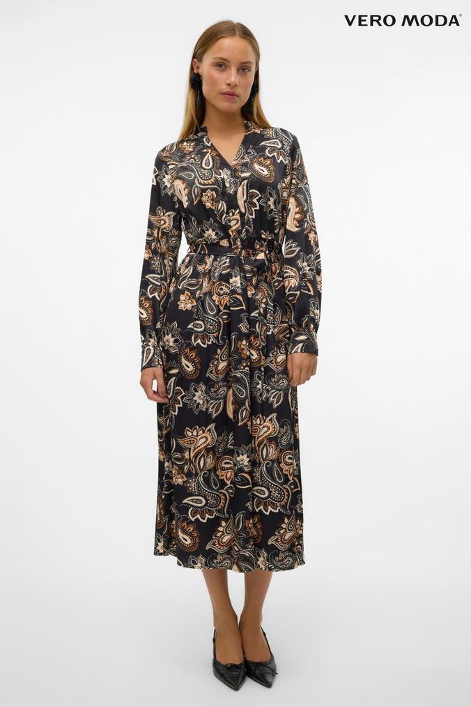 Buy Women s Black Shirt Dress Floral Dresses Online Next UK