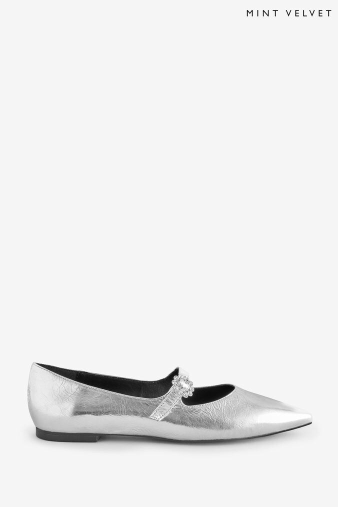 Silver Ballerina Shoes Womens Silver Ballet Pumps Next UK