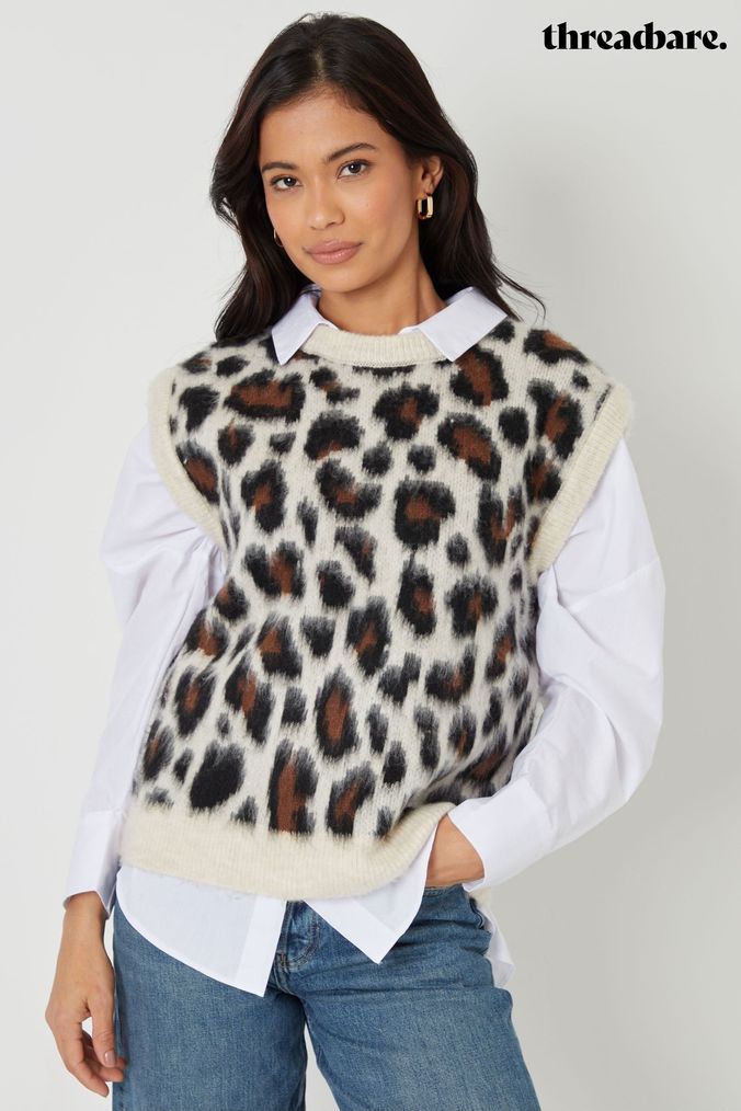 Women's leopard vests 2025