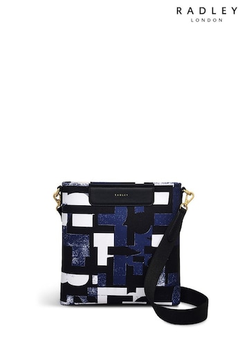 Radley London Blue Southwell Gardens Abstract Geo Medium Ziptop Grab Bag (AN1554) | £99