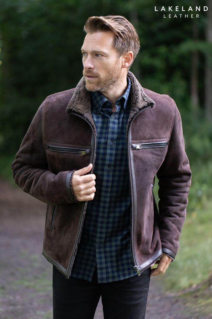 Suede Jackets Mens Brown Black Suede Jackets Next UK