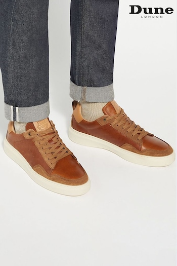 Dune London Brown Thies Trainers (AN2366) | £100