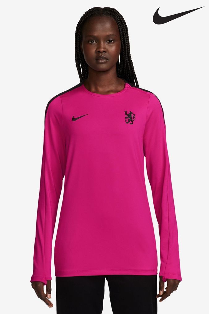 Pink nike top womens shop