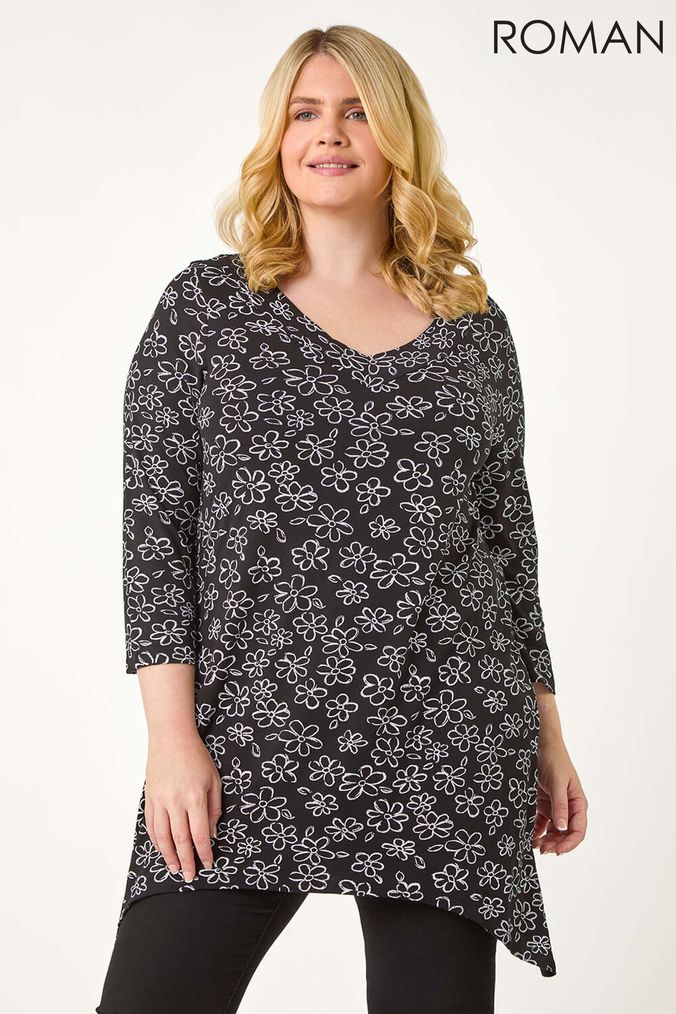 Romans plus size tunics discount