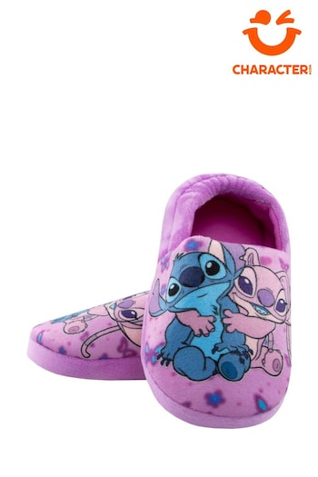 Character Purple Disney Lilo & Stitch Slippers Stitch And Angel (AN4655) | £18