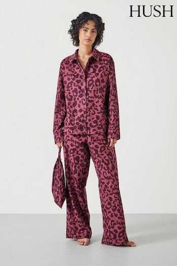 Hush Animal Print Luella Flannel 100% Cotton Pyjamas Set (AN5250) | £75