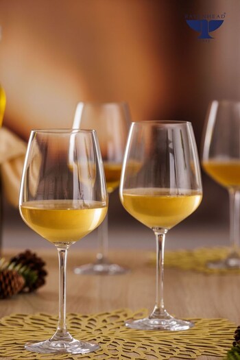 Ravenhead Clear Kings Set of 8 52cl Wine Glasses (AN6512) | £47