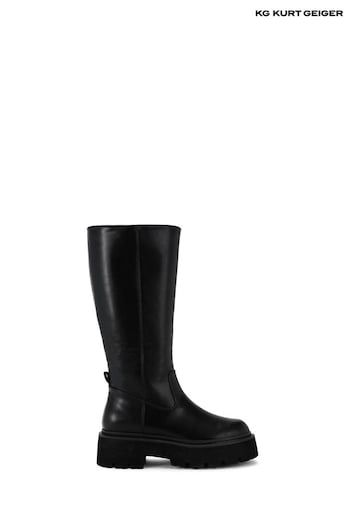 KG Kurt Geiger Trick High Leg Black Boots (AN7559) | £169