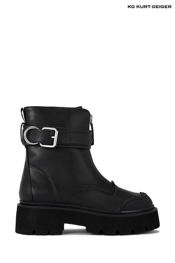 KG Kurt Geiger Trick Zip Black Boots (AN7567) | £159