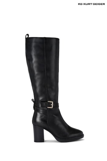 KG Kurt Geiger Sage High Leg Black Boots (AN7569) | £199