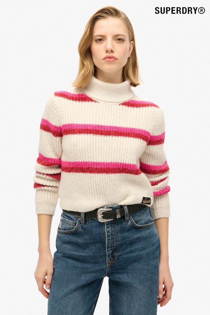 Buy Women s Jumpers White Roll Neck Knitwear Online Next UK