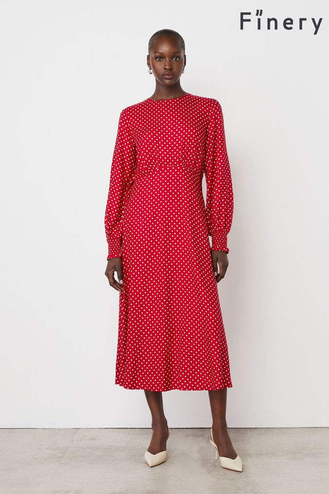 Buy Women s Red Spots Dresses Online Next UK