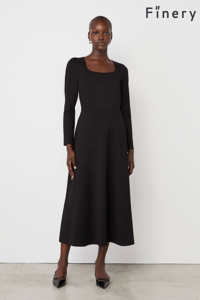 Long black dress size 22 on sale