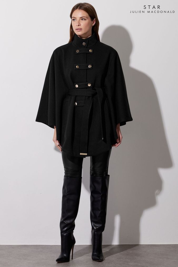 Julien macdonald black coat online