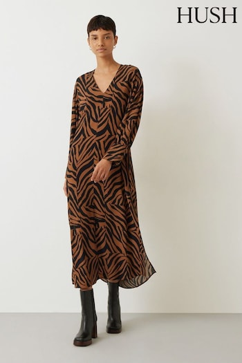 Hush Animal Lauren V- Neck Maxi Dress (AP5463) | £70