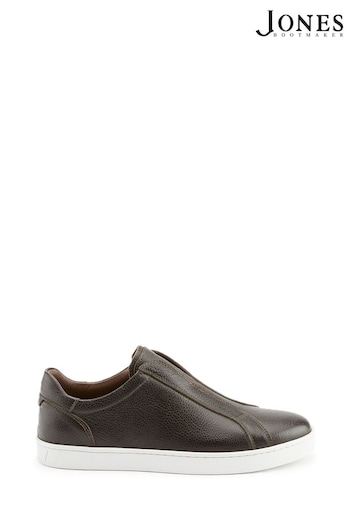 Jones Bootmaker Slade Suede Brown Trainers (AP5703) | £99