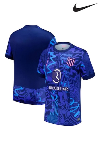 Nike Blue Atletico de Madrid Third Stadium Shirt 2024-25 (AP6685) | £85